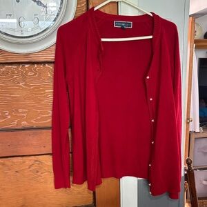 Karen Scott Vibrant Red Knitwear